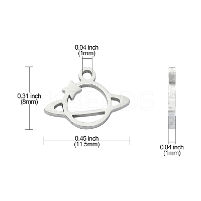 304 Stainless Steel Charms LS-STAS-CJC0008-05P-1