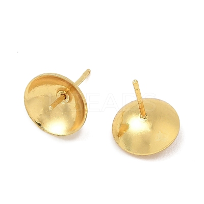 Brass Stud Earring Findings KK-A300-29D-G-1