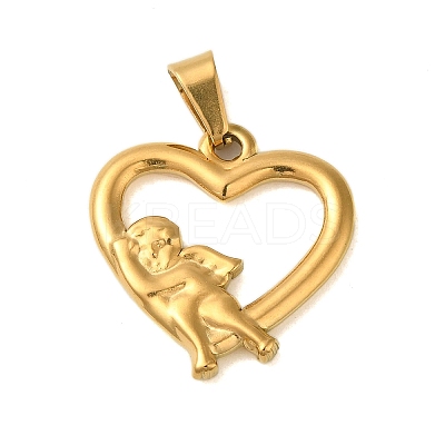 Ion Plating(IP) 304 Stainless Steel Pendants STAS-C103-20A-G-1