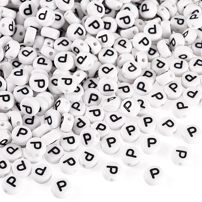 500Pcs Acrylic Beads SACR-TA0001-55P-1