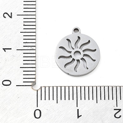 304 Stainless Steel Charms STAS-I327-01G-01-1
