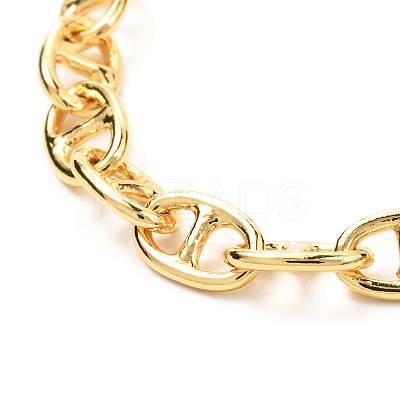 Brass Mariner Link Chains Bracelet BJEW-JB06986-1