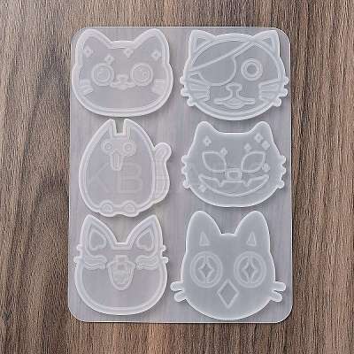 Animal Hair Clips Cabochon Silicone Molds LS-DIY-Q033-03B-1