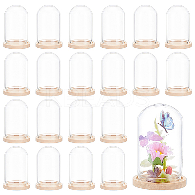 30Pcs Arch Glass Dome Cover AJEW-BC0008-85A-1