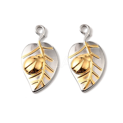 304 Stainless Steel Pendants STAS-Z145-01GP-01-1