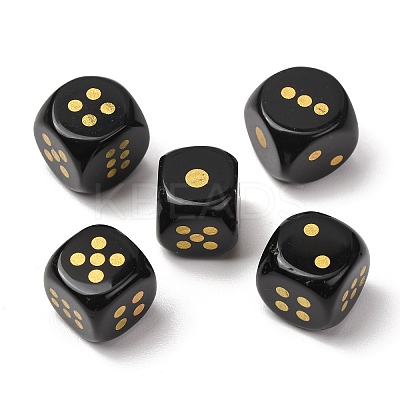 Natural Obsidian Dices G-T143-29-02-1