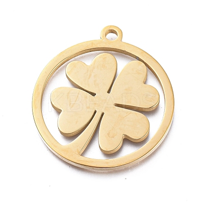 Ion Plating(IP) 304 Stainless Steel Pendants STAS-L245-018G-1