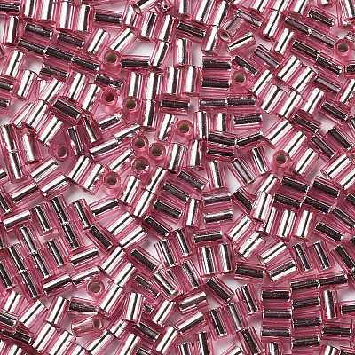 Baking Paint Glass Round Bugle Beads SEED-Z002-A-E07-1