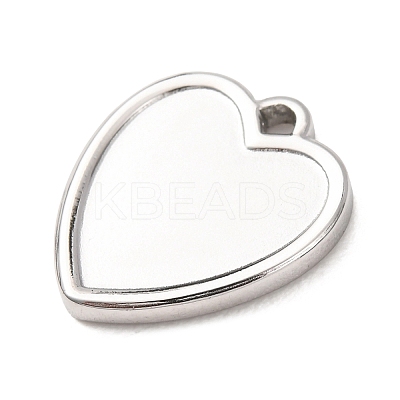 304 Stainless Steel Pendant Cabochon Settings STAS-Z204-04P-13-1