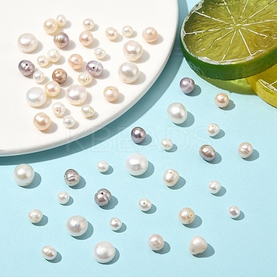 10Pcs Natural Cultured Freshwater Pearl Beads PEAR-YW0001-25B-1