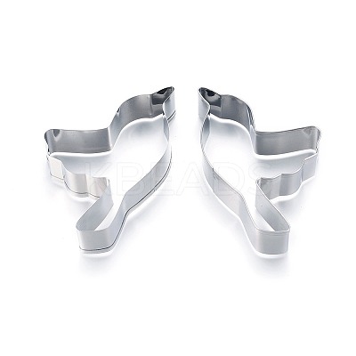 Tarnish Resistant 304 Stainless Steel Cookie Cutters DIY-E012-87-1