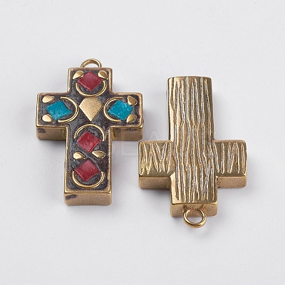 Handmade Polymer Clay Pendants IPDL-E008-38A-1