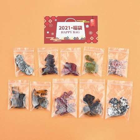 2021 Lucky Bag! Random 10 Styles Cellulose Acetate(Resin) Lucky Bag! DIY-LUCKYBAY-68-1