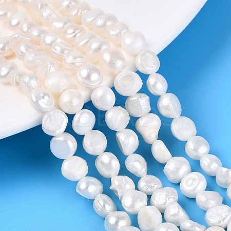 Natural Cultured Freshwater Pearl Beads Strands PEAR-T006-15D-1
