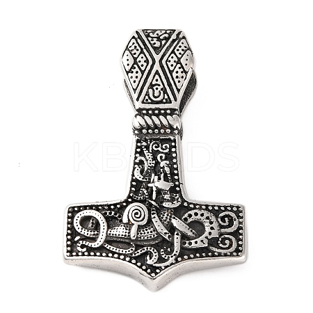 316 Surgical Stainless Steel Big Pendants STAS-Z073-02AS-02-1