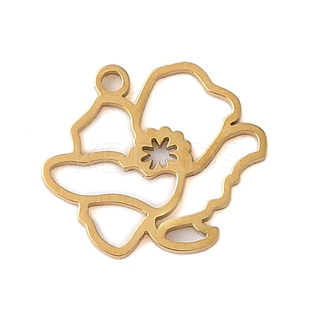 304 Stainless Steel Pendants STAS-S139-06G-09-1