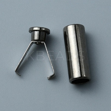 Alloy Shoelace Protector Tips FIND-WH0032-46B-1