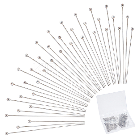 600Pcs 3 Styles 304 Stainless Steel Ball Head Pins STAS-DC0009-11-1