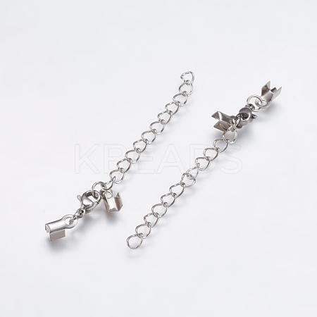 Tarnish Resistant 304 Stainless Steel Chain Extender STAS-L201-17P-1