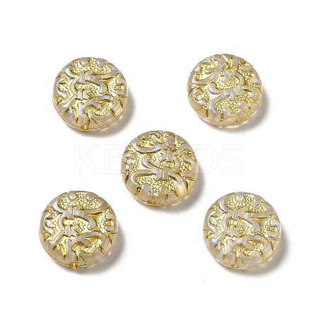 UV Plating Acrylic Beads X-MACR-J123-40-1
