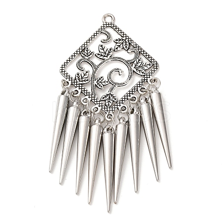 Tibetan Style Alloy Big Pendants FIND-G098-06AS-1
