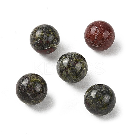 Natural Dragon Blood Sphere Beads GG-D003-A19-1