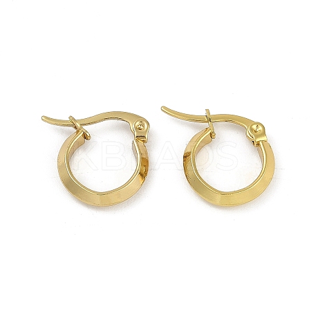PVD Vacuum Plating 202 Stainless Steel Hoop Earrings EJEW-H003-46G-1
