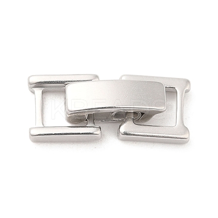 Eco-Friendly Brass Watch Band Clasps KK-M225-28P-1