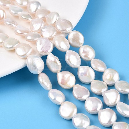 Natural Keshi Pearl Beads Strands PEAR-S018-02I-01-1