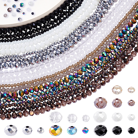 20 Strands 20 Styles Mixed Styles Glass Beads Strands EGLA-GA0001-24-1