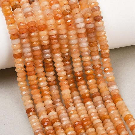 Natural Red Aventurine Beads Strands GG-CBAE4D4-A01-01-1