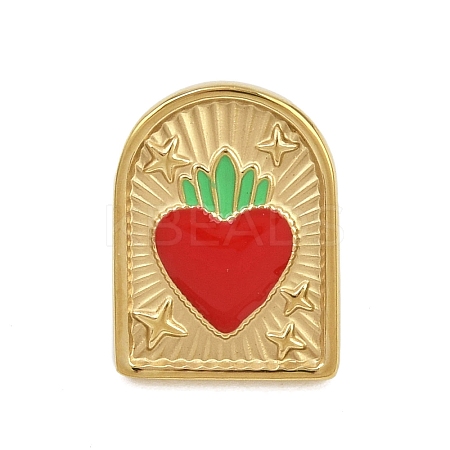 Arch with Heat Enamel Pins JEWB-P051-03G-1
