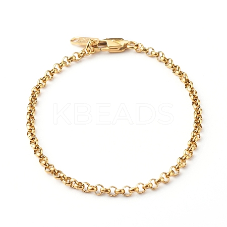 304 Stainless Steel Rolo Chain Bracelets X-BJEW-JB06447-03-1