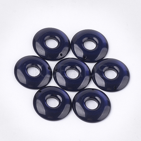 Translucent Resin Pendants RESI-S374-19A-1