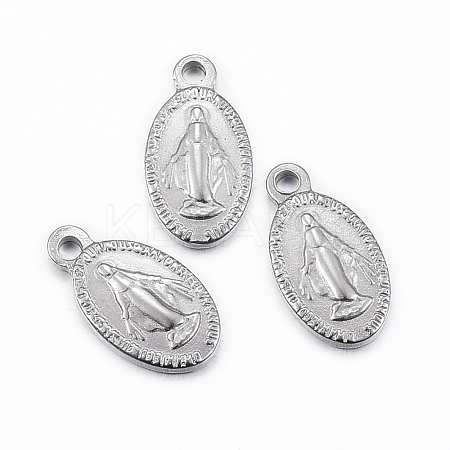 Non-Tarnish 304 Stainless Steel Pendants STAS-H400-35P-1