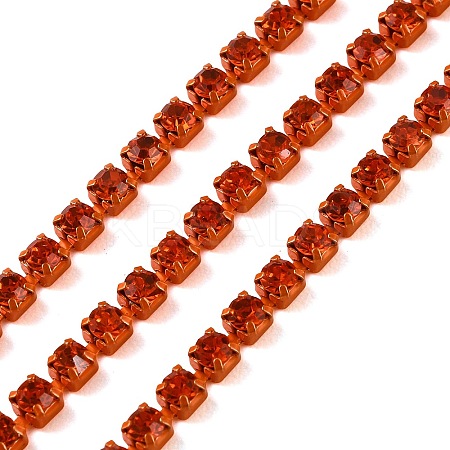 Iron Rhinestone Cup Chains CH-A008-01H-1