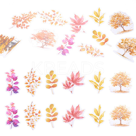 100Pcs Story of Four Seasons PET Stickers Self-Adhesive Stickers DIY-TA0003-69B-1