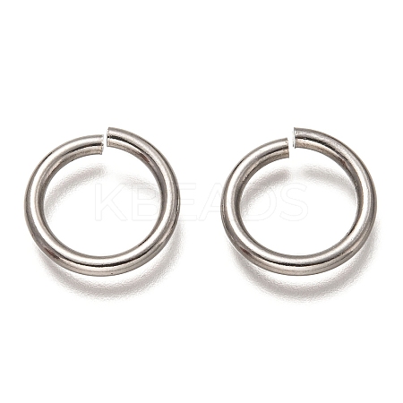 Non-Tarnish 304 Stainless Steel Open Jump Rings STAS-H136-06C-P-1