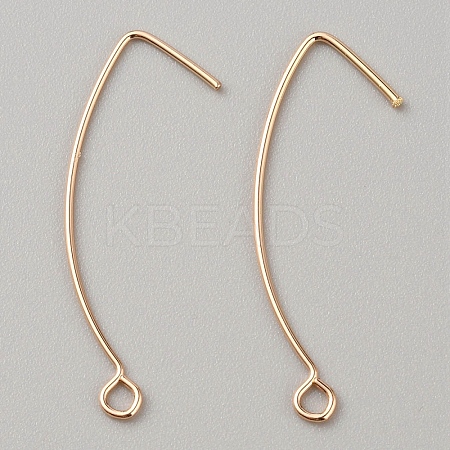 Brass Earring Hooks LS-KK-WH0044-141D-G-1