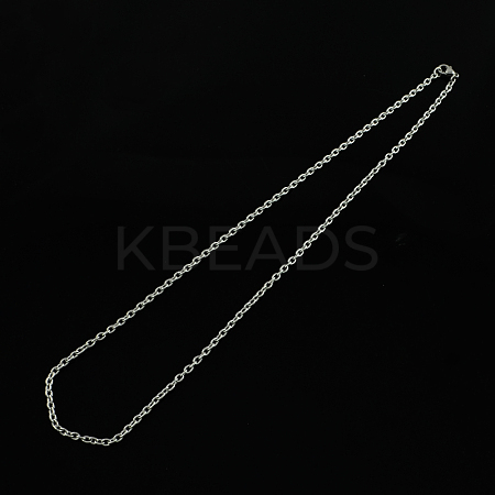 304 Stainless Steel Cable Chains Necklaces X-STAS-S029-03-1