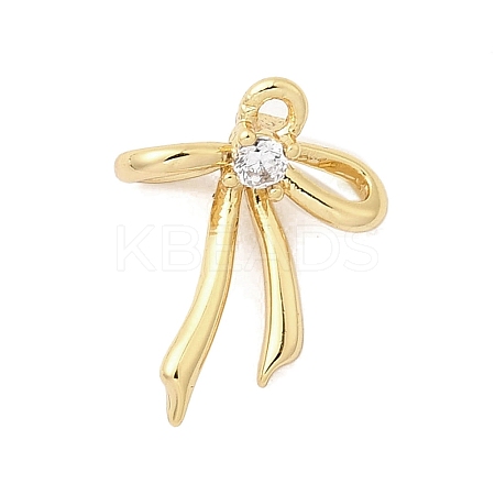 Brass Micro Pave Cubic Zirconia Pendants KK-A275-19A-G-1