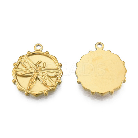 Ion Plating(IP) 304 Stainless Steel Pendants STAS-N098-207LG-1