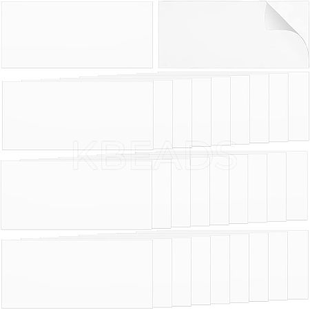 PVC Tag Shelf Label Holders LS-FIND-WH0038-08-1