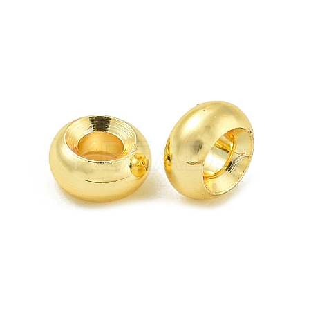 Rack Plating Brass Spacer Beads FIND-T071-01G-02-RS-1