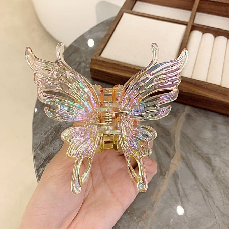 Acrylic Claw Hair Clips PW-WG118F2-03-1