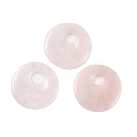 Natural Rose Quartz Pendants G-C140-10C-1