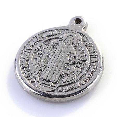 Non-Tarnish 304 Stainless Steel Pendants STAS-S047-006-1