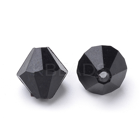 Transparent Acrylic Beads X-TACR-S146-4mm-27-1
