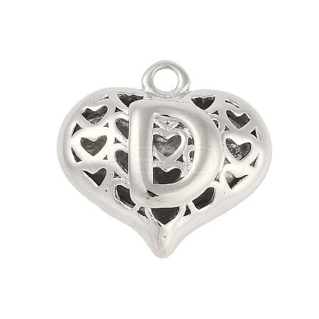 Hollow Brass Pendants for Valentine's Day KK-M289-03D-P-1