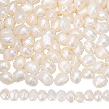 2 Strands Natural Cultured Freshwater Pearl Beads Strands PEAR-SC0001-30-1